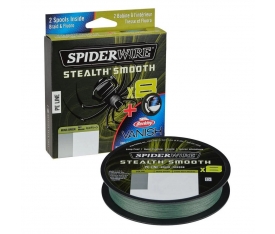 Spider Wire 8 Braid & Fluorocarbon Duo Spool System 150 & 50m Moss Green/Clear 0.15 & 0.40mm