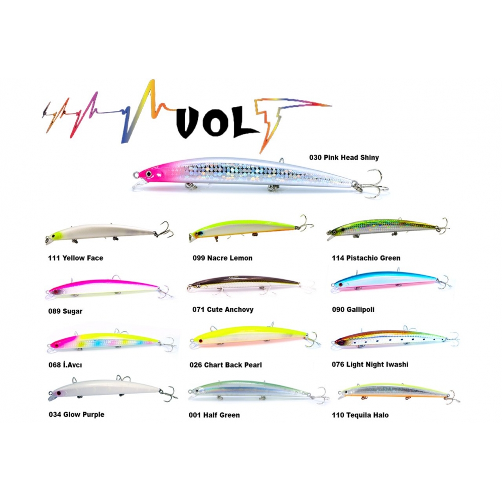 Fujin Volt VL125S 14gr 12.5cm Slow Sinking Maket Balık