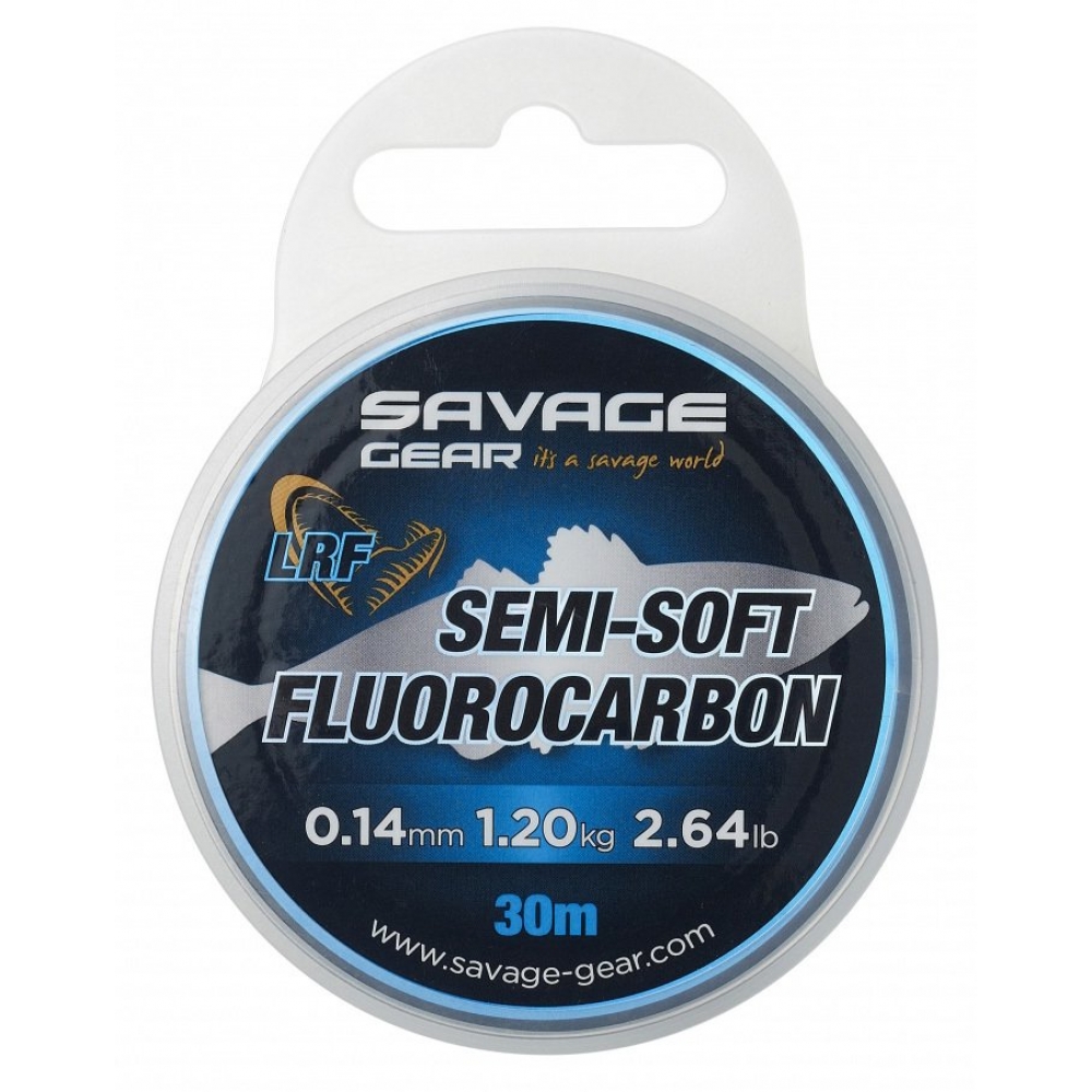 Savage Gear Semi-Soft Fluorocarbon Seabass 30 M Clear 0.35 MM 6.72 KG 14.81 LB
