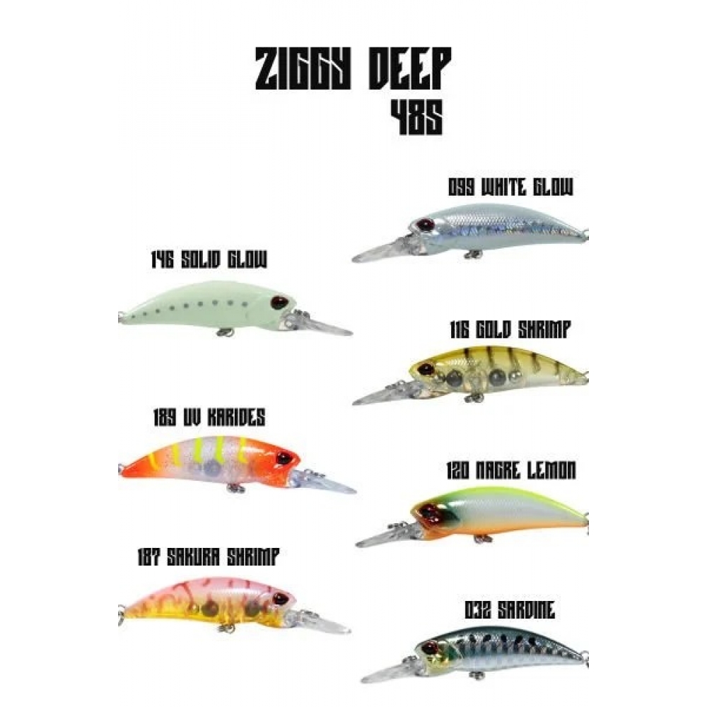 Fujin Ziggy Deep 48S 48mm 4.5gr Maket Balık