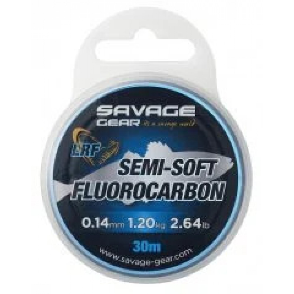 Savage Gear Semi-Soft Fluorocarbon Seabass 30 M Clear 0.39 MM 8.04 KG 17.72 LB