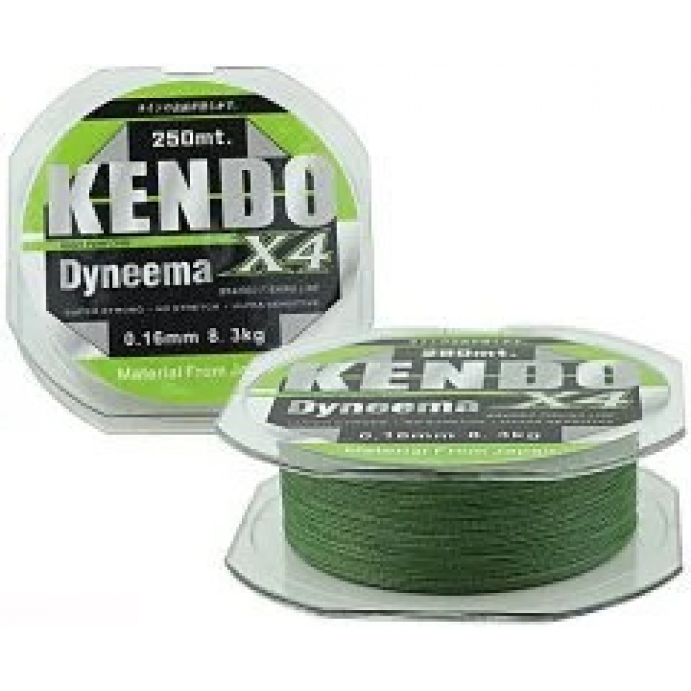 Kendo Dynema 4 Örgü 120Mt (Green) 0,06 mm