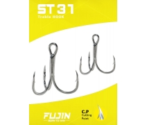 Fujin ST31 Üçlü Maket Balık Kancası Nickel