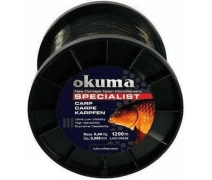 Okuma Carp 1200 mt 14,00 lb 6,36 kg 0,31 mm Camou Misina
