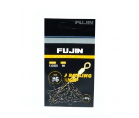 Fujin J Rolling Snap Bilyalı Kilitli Klips Black Nickel 1 no