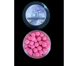 Snow Baits Mulberry/Blackberry (karadut&Böğürtlen) 12mm Pop Up Yüzen Yem Floura pink