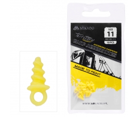 Mikado screw for boılıes plastıc 11 cm yellow 10 Adet