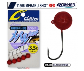  Cultiva 11566 Mebaru Shot Red Lrf Jighead 0,9 Gr