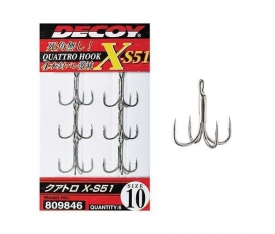 DECOY X-S51 QUATTRO DÖRTLÜ MAKET BALIK İĞNESİ
