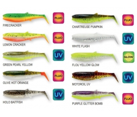 Savage Gear Cannibal Shad 10cm 9gr Sahte Balık FİRECRACKER