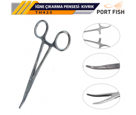 PORTFİSH İĞNE ÇIKARMA PENSESİ KIVRIK