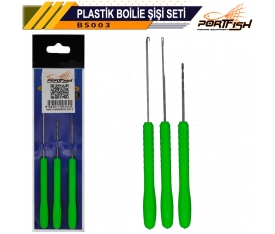 PORTFİSH BOİLİ ŞİŞİ PLASTİK 3 LÜ SET