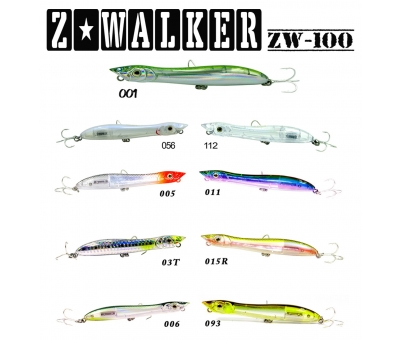 Fujin Z-Walker 100mm 11gr Su Üstü Maket Balık
