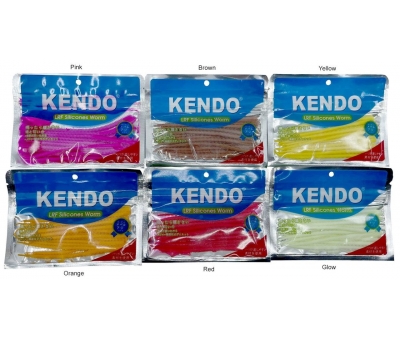 Kendo 10 cm Lrf Silicones Worm (Slim Gövde-Kokulu) 15 adet