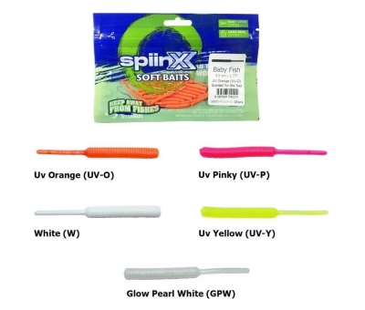 Spiinx Soft Baits Baby Fish 4.5 cm Kokulu Silikon Yem