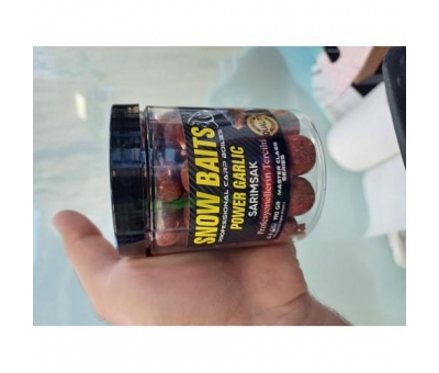 SNOWBAİTS POWER GARLİC KIRMIZI SARIMSAK İĞNELİK KUTU BOİLİ 190GR 