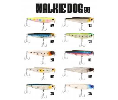 FUJİN WALKİE DOG 90MM 11GR SU ÜSTÜ MAKET BALIK 011 ILLUSİON