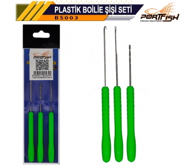 PORTFİSH BOİLİ ŞİŞİ PLASTİK 3 LÜ SET