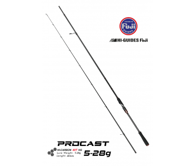 FUJİN PROCAST 265CM 5-28 GR SPİN KAMIŞI
